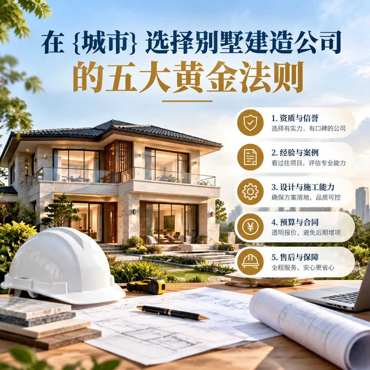 在 六枝特 选择别墅建造公司的五大黄金法则