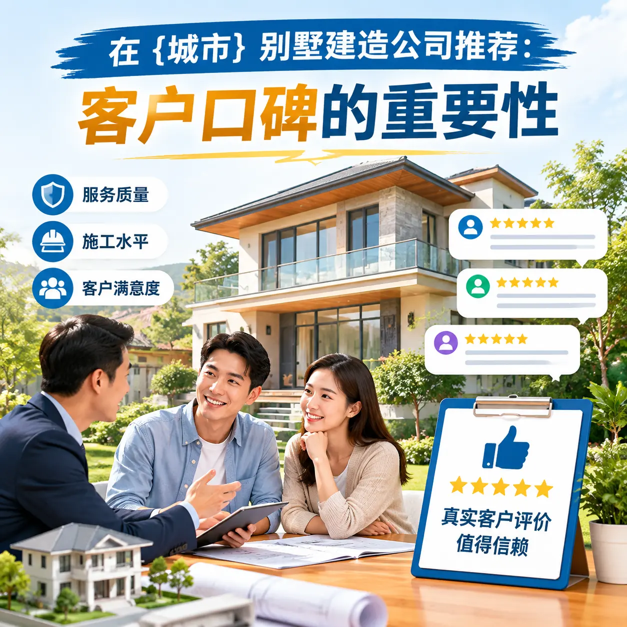 在 六枝特 别墅建造公司推荐:客户口碑的重要性